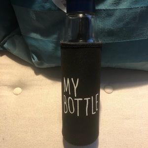 Glass Water Bottle